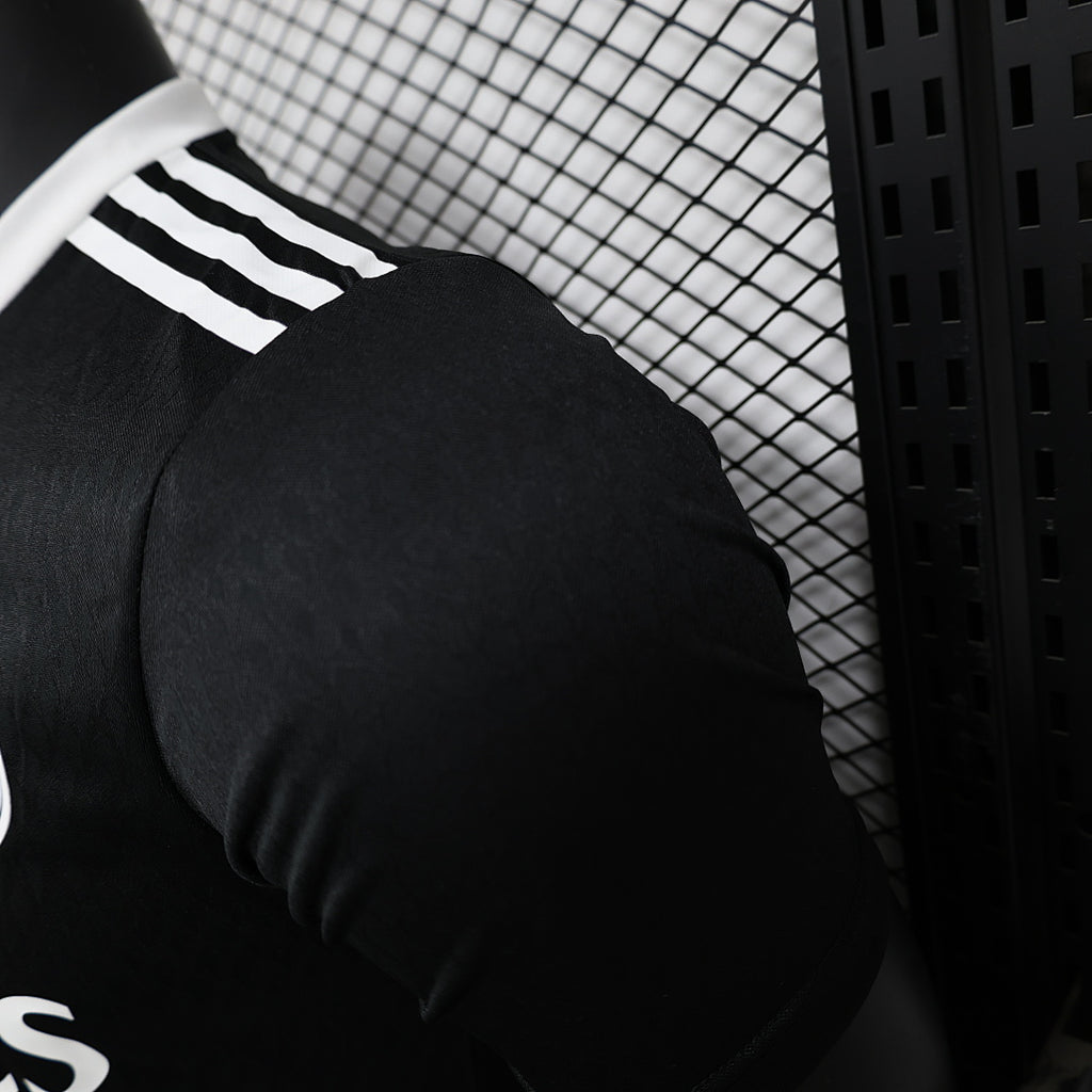 Camiseta Real Madrid Negra y Gris Edición Especial 2024/25 Versión Jugador - espalda