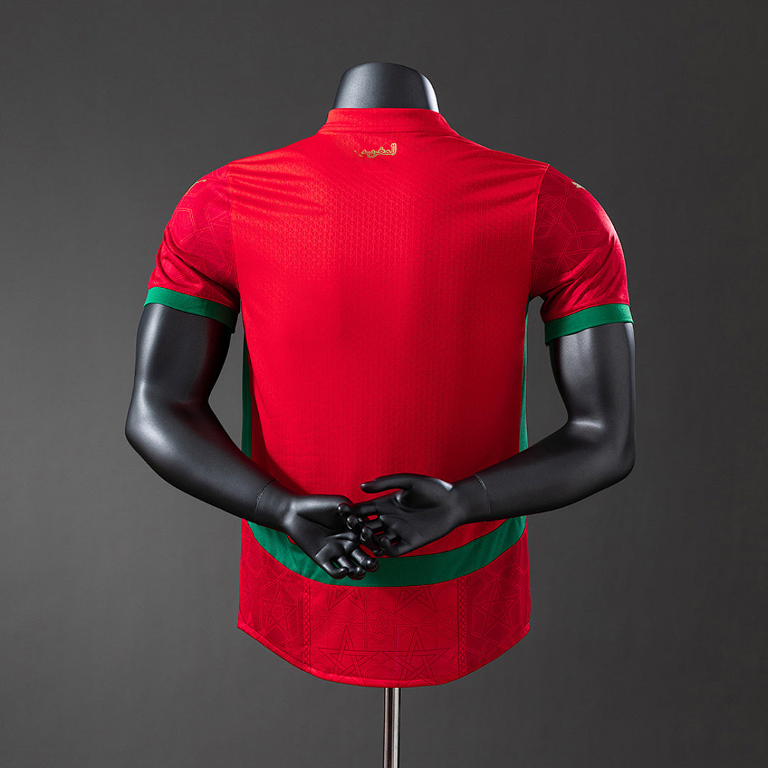 Camiseta Marruecos Local 2025 Versión Jugador - espalda