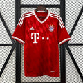 Camiseta Retro Bayern Múnich Local Burdeos y Gris 13/14 - frente