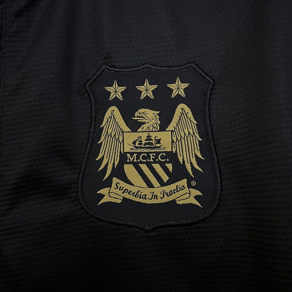 Camiseta Retro Manchester City Visita 13/14 - espalda