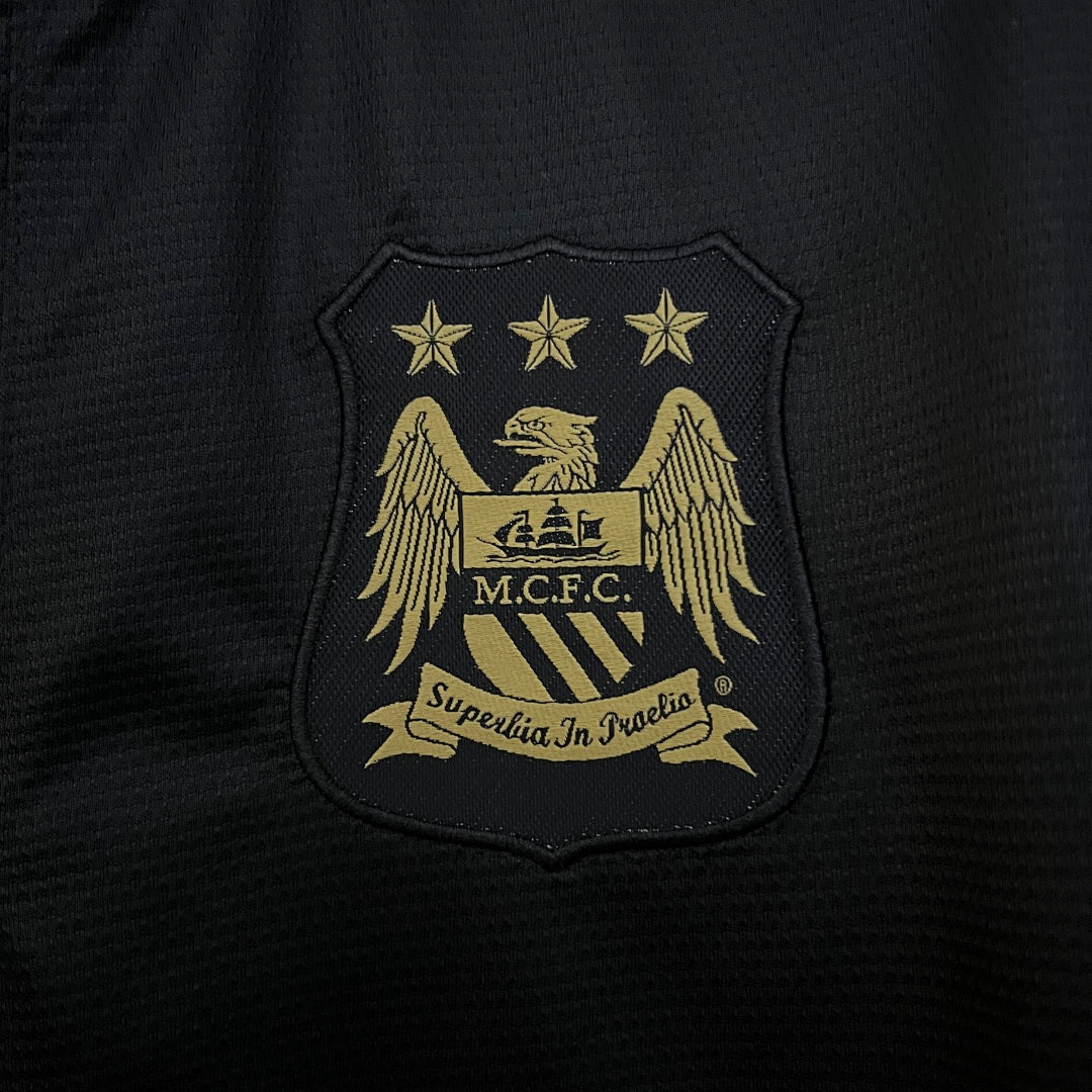 Camiseta Retro Manchester City Visita 13/14 - espalda