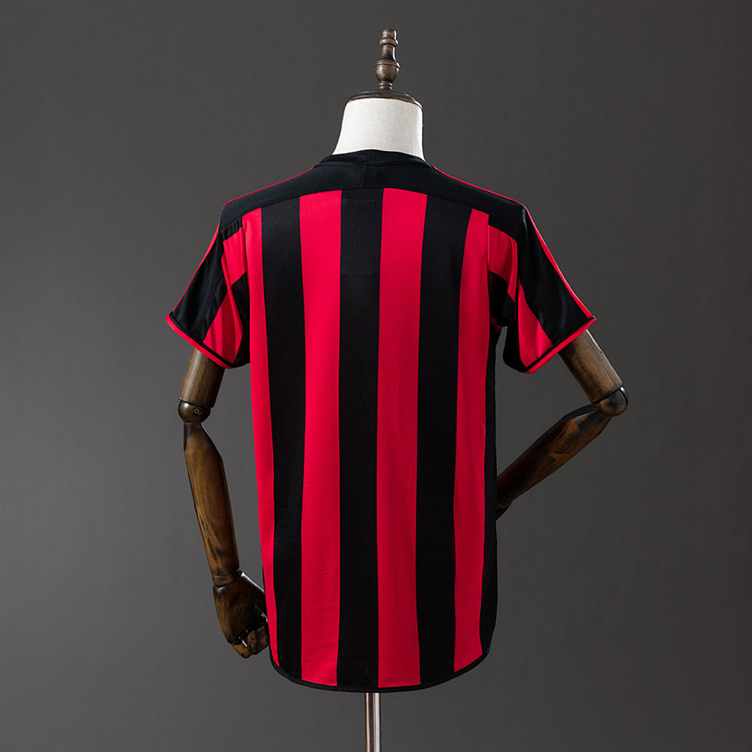 Camiseta Retro AC Milan Local 03/04 - espalda