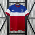 Camiseta Retro Estados Unidos Visita Burdeos y Azul 2014 - frente