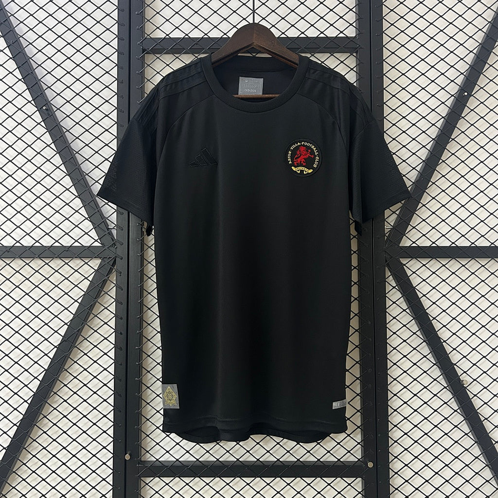 Camiseta Aston Villa Negra 125º Aniversario 2025/26 - frente