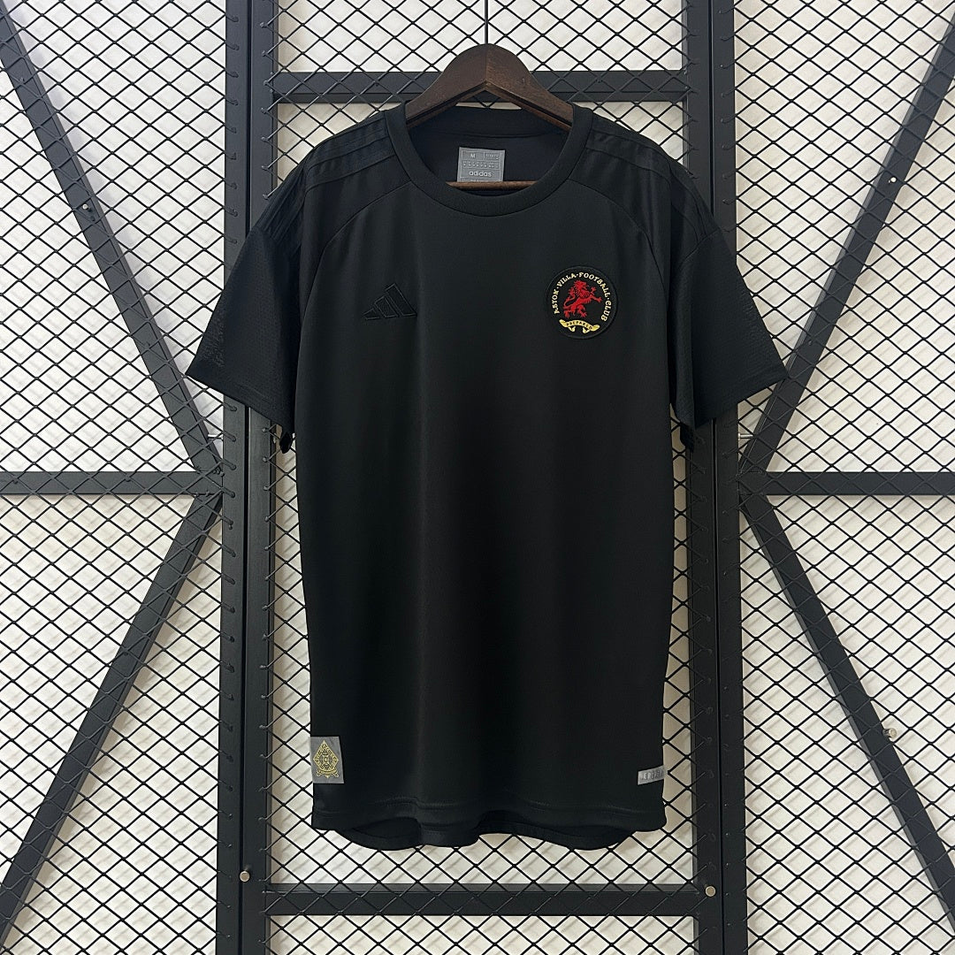 Camiseta Aston Villa Negra 125º Aniversario 2025/26 - frente