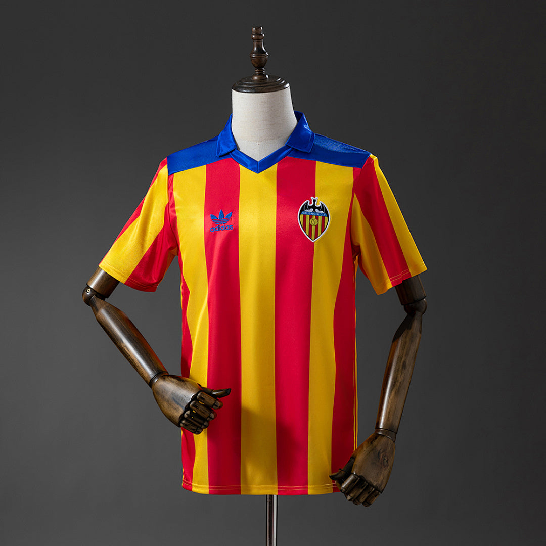 Camiseta Retro Valencia CF Local 80/82 - frente