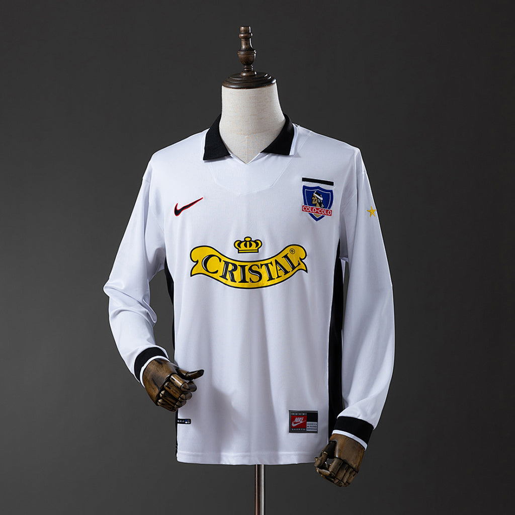 Camiseta Retro Colo Colo Local Manga Larga 97/98 - frente