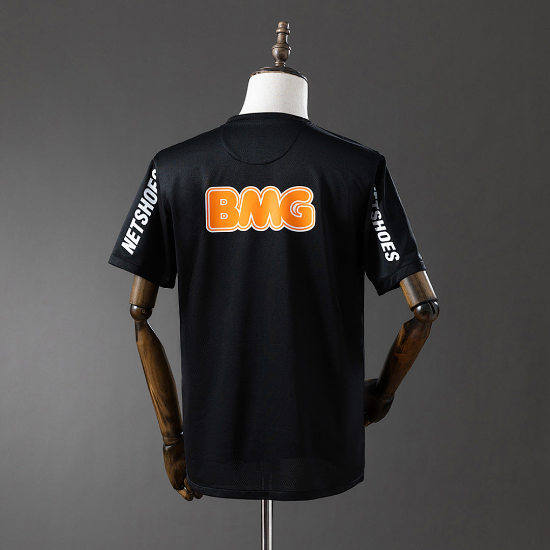 Camiseta Retro Santos Visita Café y Negra 12/13 - espalda