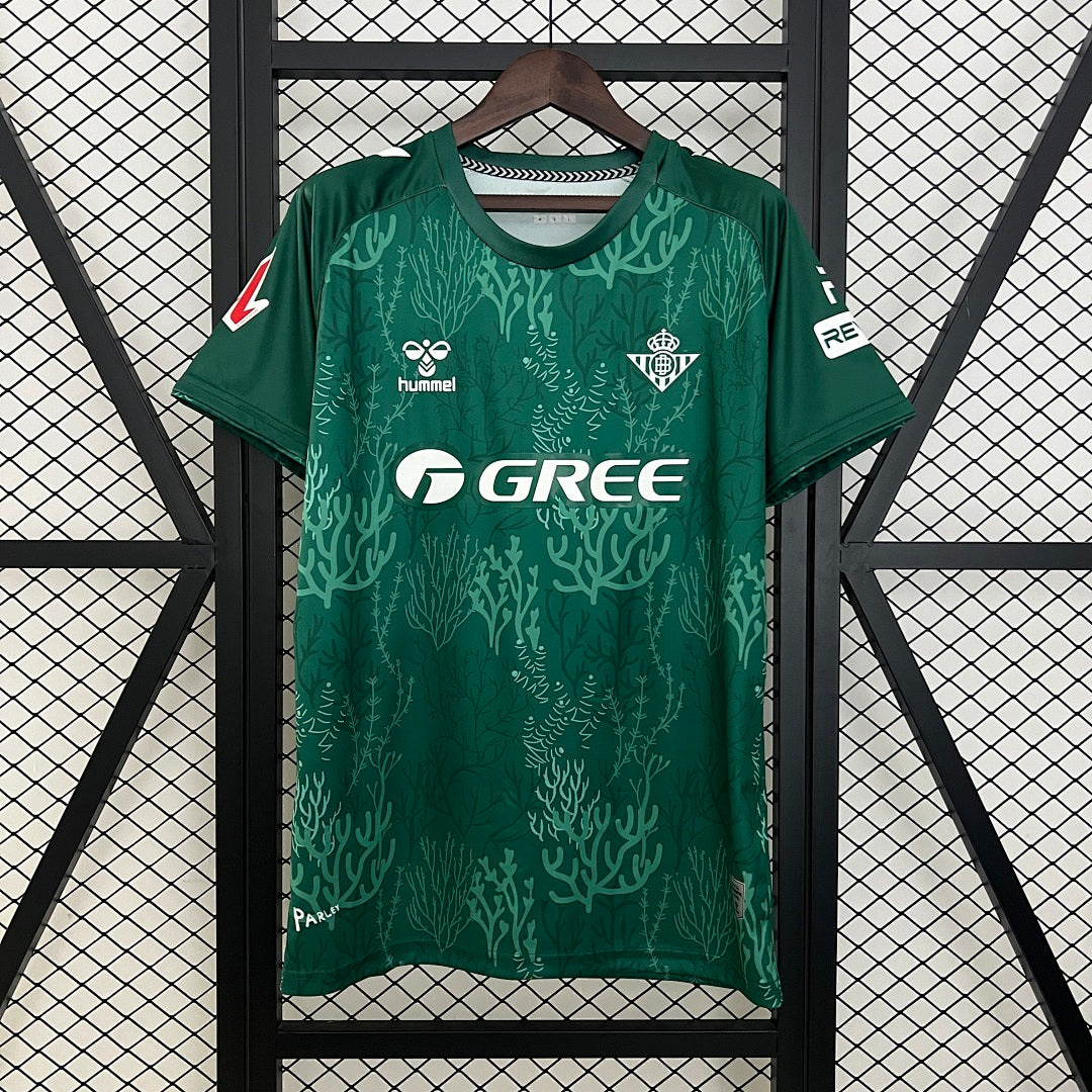 Camiseta Real Betis Turquesa y Negra Edición Especial 2025/26 - frente
