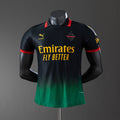 Camiseta AC Milan Negra y Gris Edición Especial 2025/26 Versión Jugador - frente