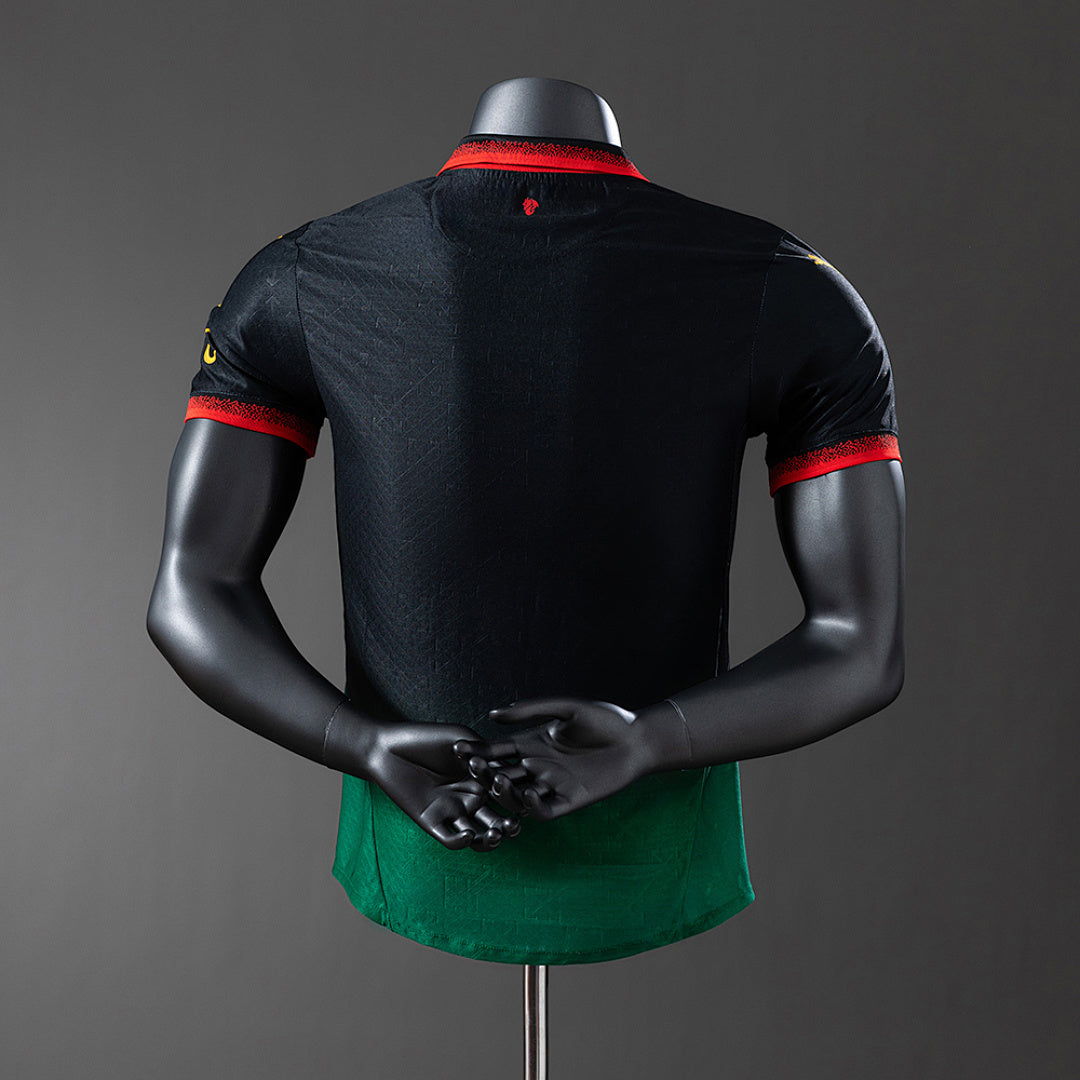 Camiseta AC Milan Verde Oscuro y Azul Edición Especial 2025/26 Versión Jugador - espalda