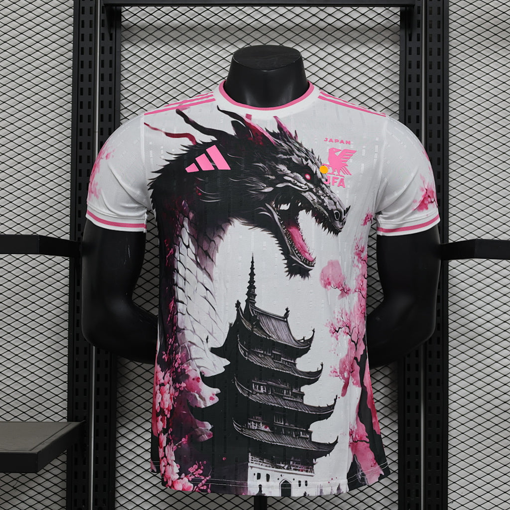 Camiseta Japón Negra y Gris Claro Edición Especial 2025 Versión Jugador II - frente
