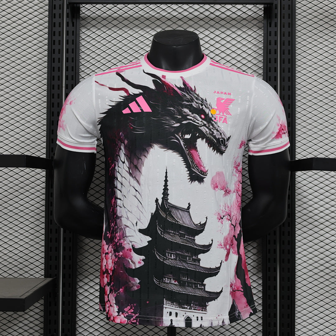 Camiseta Japón Negra y Gris Claro Edición Especial 2025 Versión Jugador II - frente