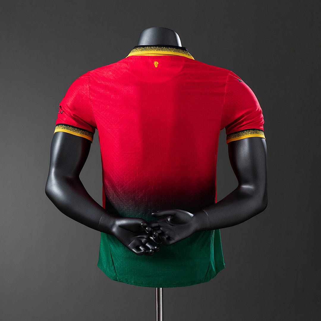 Camiseta AC Milan Roja y Verde Oscuro Edición Especial 2025/26 Versión Jugador - espalda