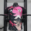 Camiseta Japón Negra y Roja Edición Especial 2025 Versión Jugador - frente