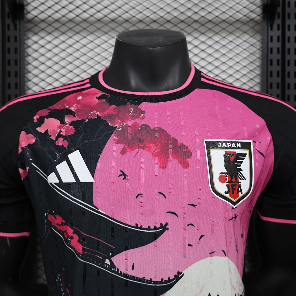 Camiseta Japón Roja y Negra Edición Especial 2025 Versión Jugador II - espalda