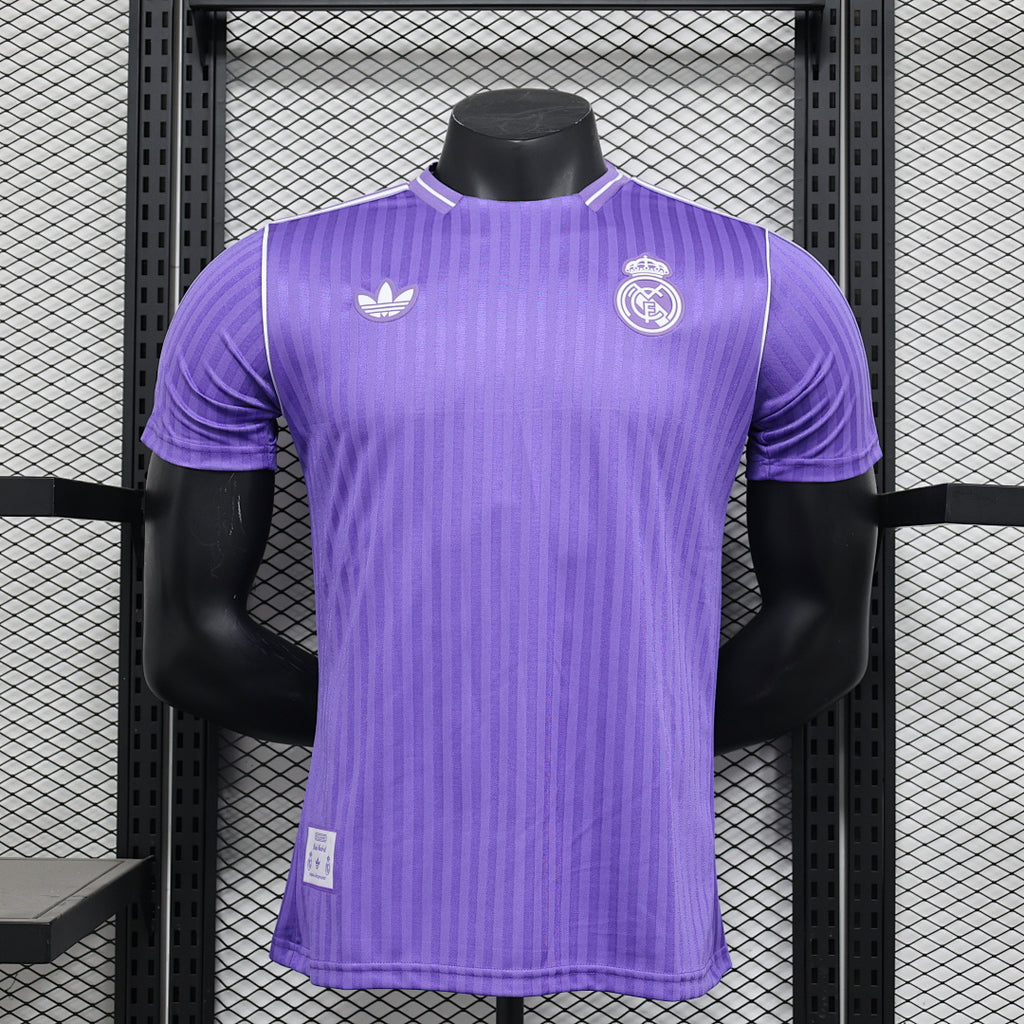 Camiseta Real Madrid Morada y Gris Edición Especial 2025/26 Versión Jugador - frente