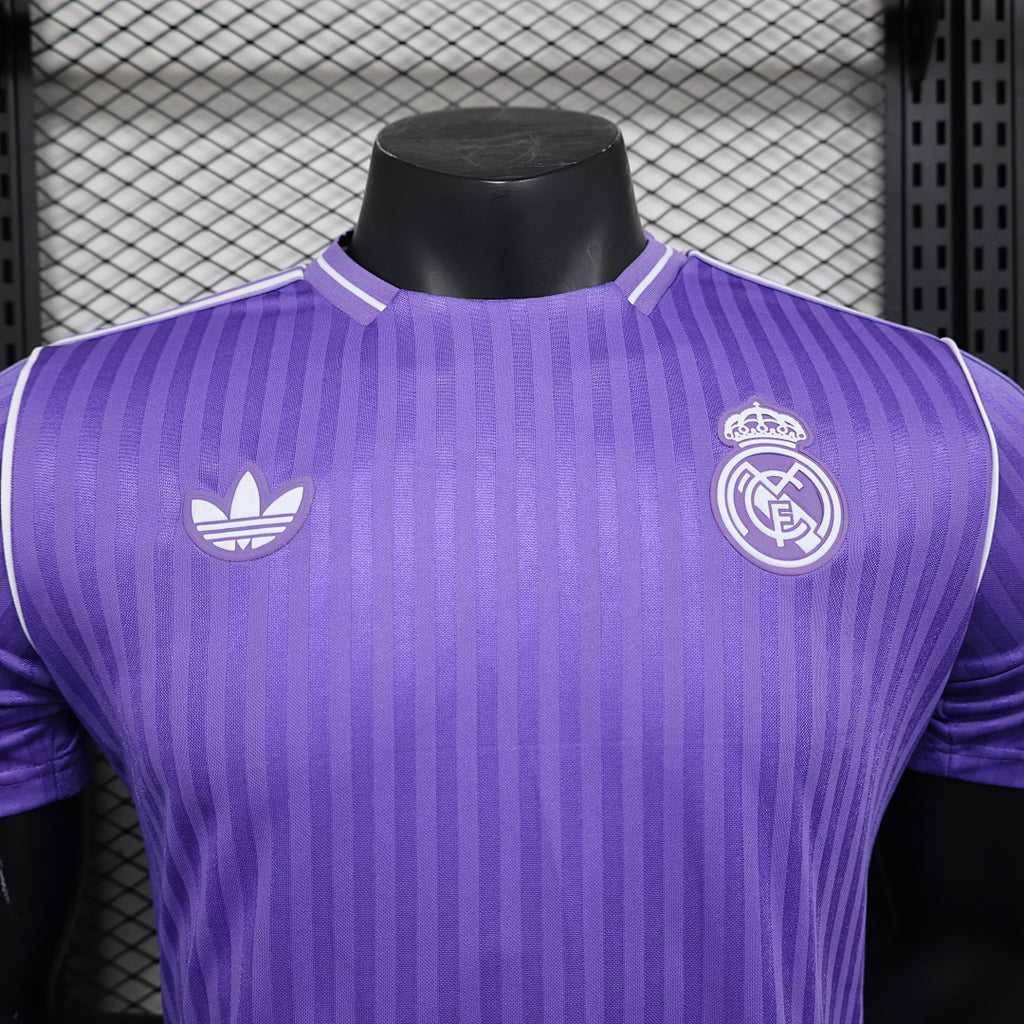 Camiseta Real Madrid Morada y Negra Edición Especial 2025/26 Versión Jugador - espalda