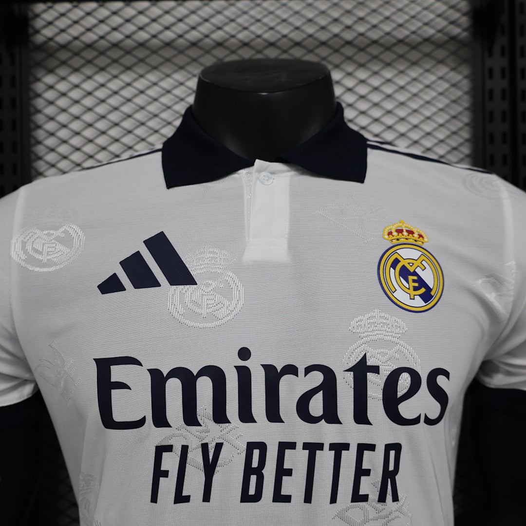 Camiseta Real Madrid Gris Claro Edición Especial 2025/26 Versión Jugador - espalda