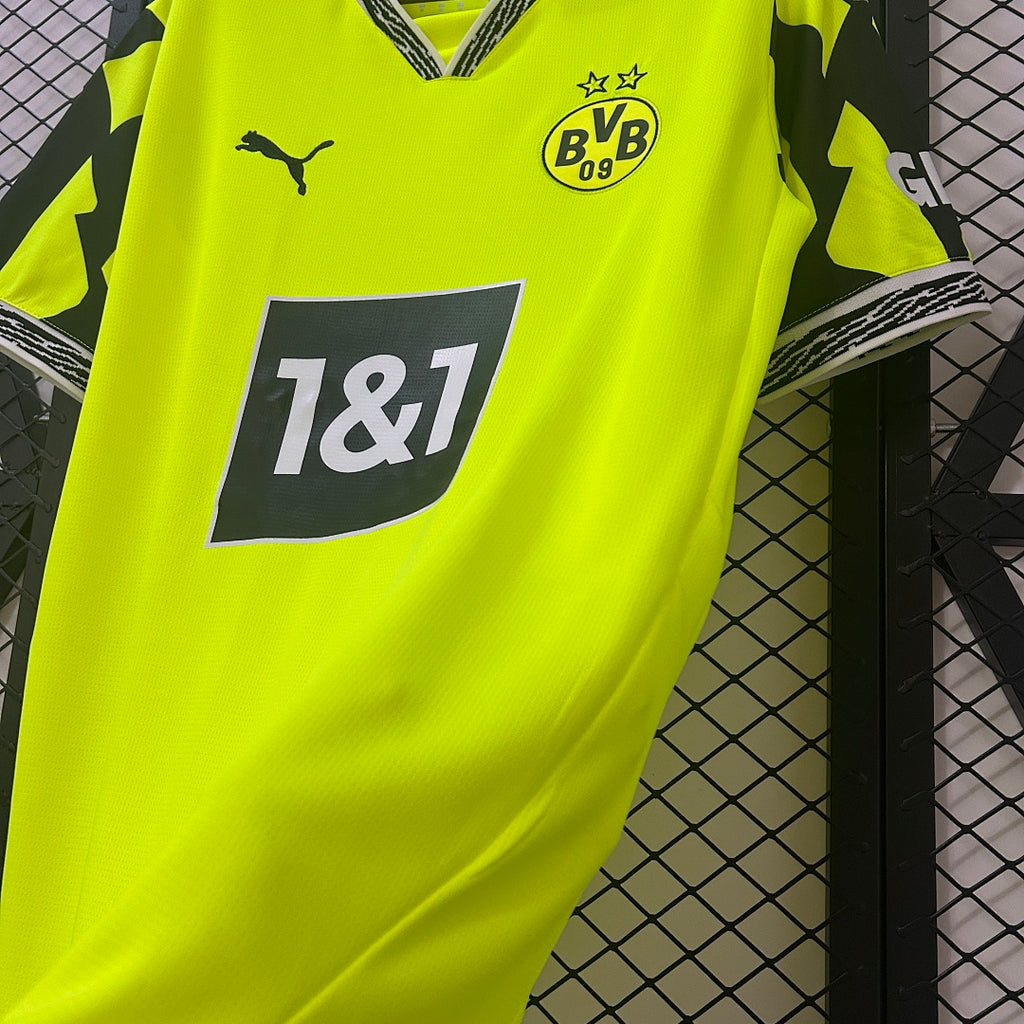 Camiseta Borussia Dortmund Verde y Verde Oscuro Edición Especial 2024/25 - espalda