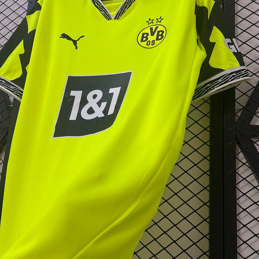 Camiseta Borussia Dortmund Verde y Verde Oscuro Edición Especial 2024/25 - espalda
