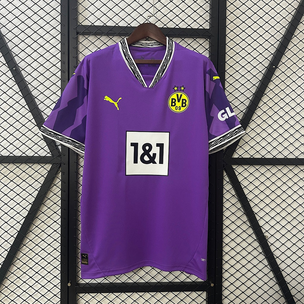 Camiseta Borussia Dortmund Portero Morada 2024/25 - frente