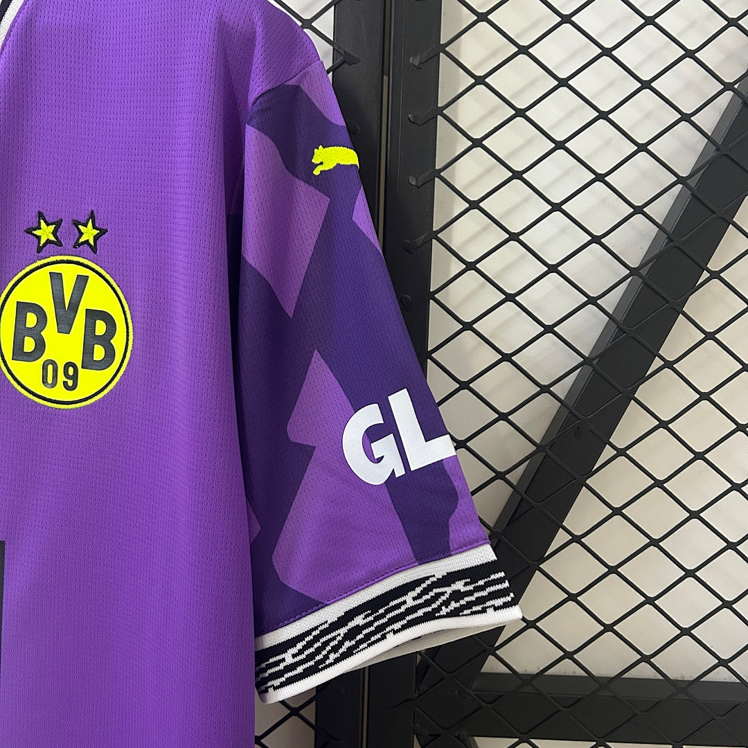Camiseta Borussia Dortmund Portero Morada 2024/25 - espalda