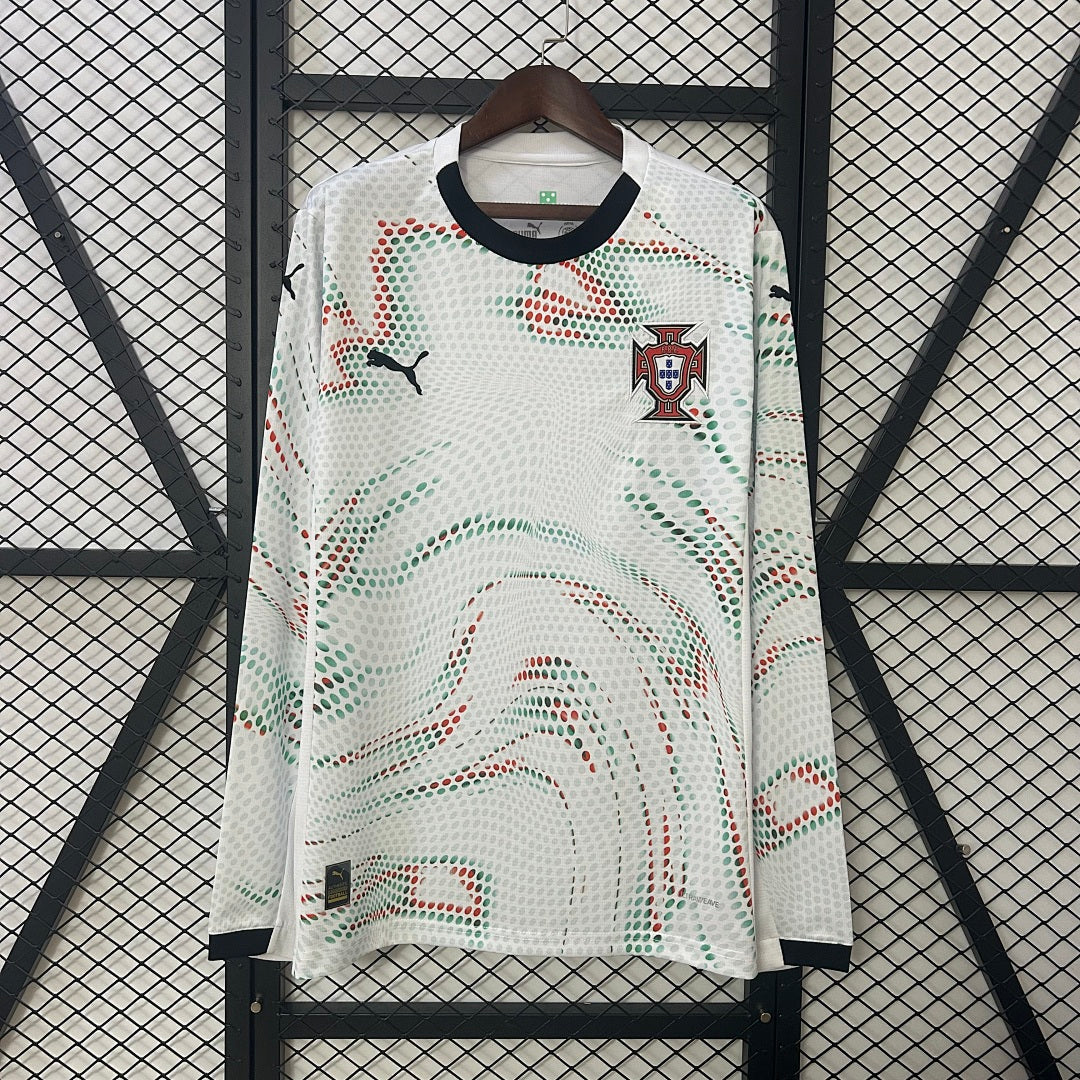 Camiseta Portugal Visita Manga Larga 2025 - frente