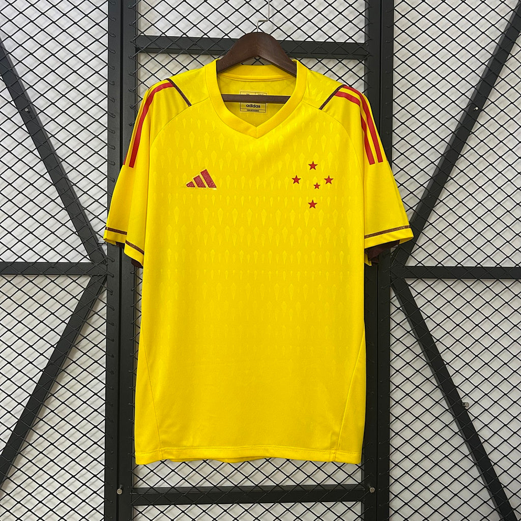 Camiseta Cruzeiro Portero Amarilla Edición Especial 2024/25 - frente