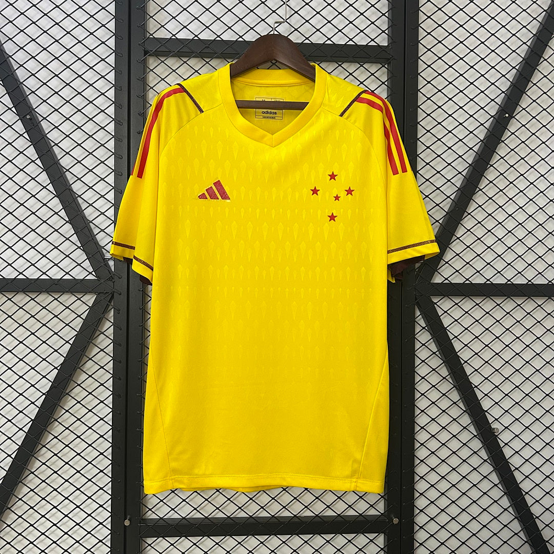 Camiseta Cruzeiro Portero Amarilla Edición Especial 2024/25 - frente