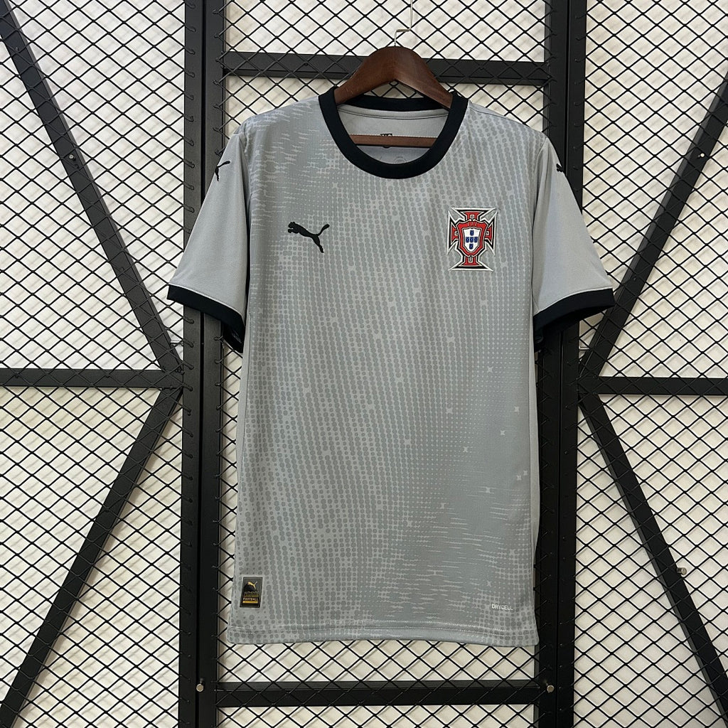 Camiseta Portugal Portero Gris 2025 - frente