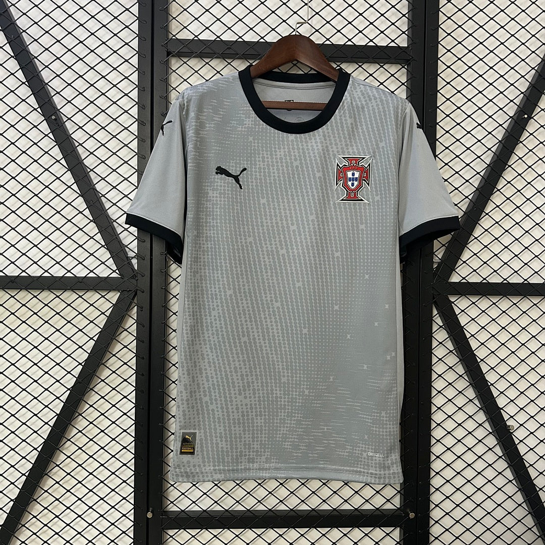Camiseta Portugal Portero Gris 2025 - frente