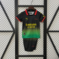 Conjunto Niños AC Milan Negra y Gris Claro Edición Especial 2025/26 - frente