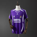 Camiseta Retro Real Madrid Tercera Negra y Morada 06/07 - frente