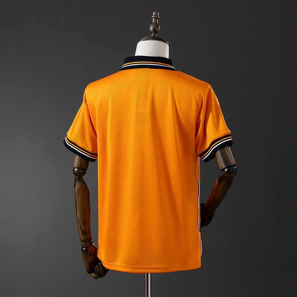 Camiseta Retro Valencia CF Visita Dorada y Negra 99/00 - espalda