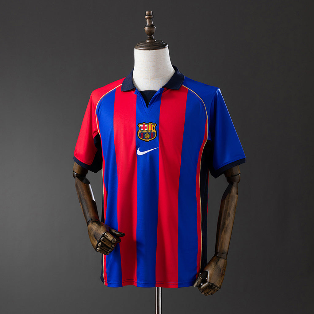 Camiseta Retro FC Barcelona Local 01/02 - frente