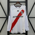 Camiseta Retro River Plate Local Manga Larga 06/07 - frente