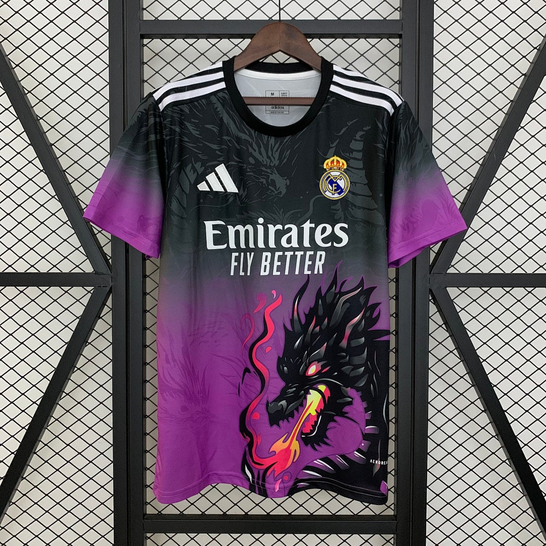 Camiseta Real Madrid Negra y Gris Edición Especial 2025/26 - frente