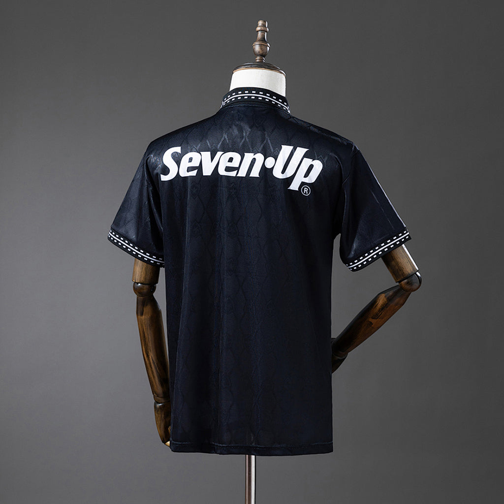 Camiseta Retro Botafogo Visita Verde Oscuro y Azul Marino 1995 - espalda