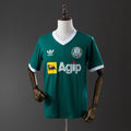 Camiseta Retro Palmeiras Local Negra y Turquesa 1987 - frente