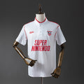 Camiseta Retro Sevilla FC Local Gris Claro y Gris 91/92 - frente
