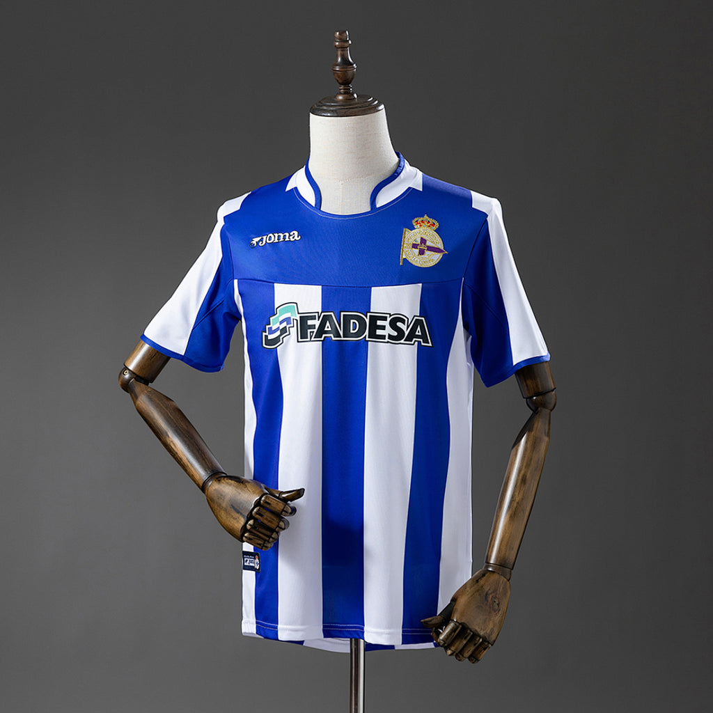 Camiseta Retro Deportivo La Coruña Local 03/04 - frente