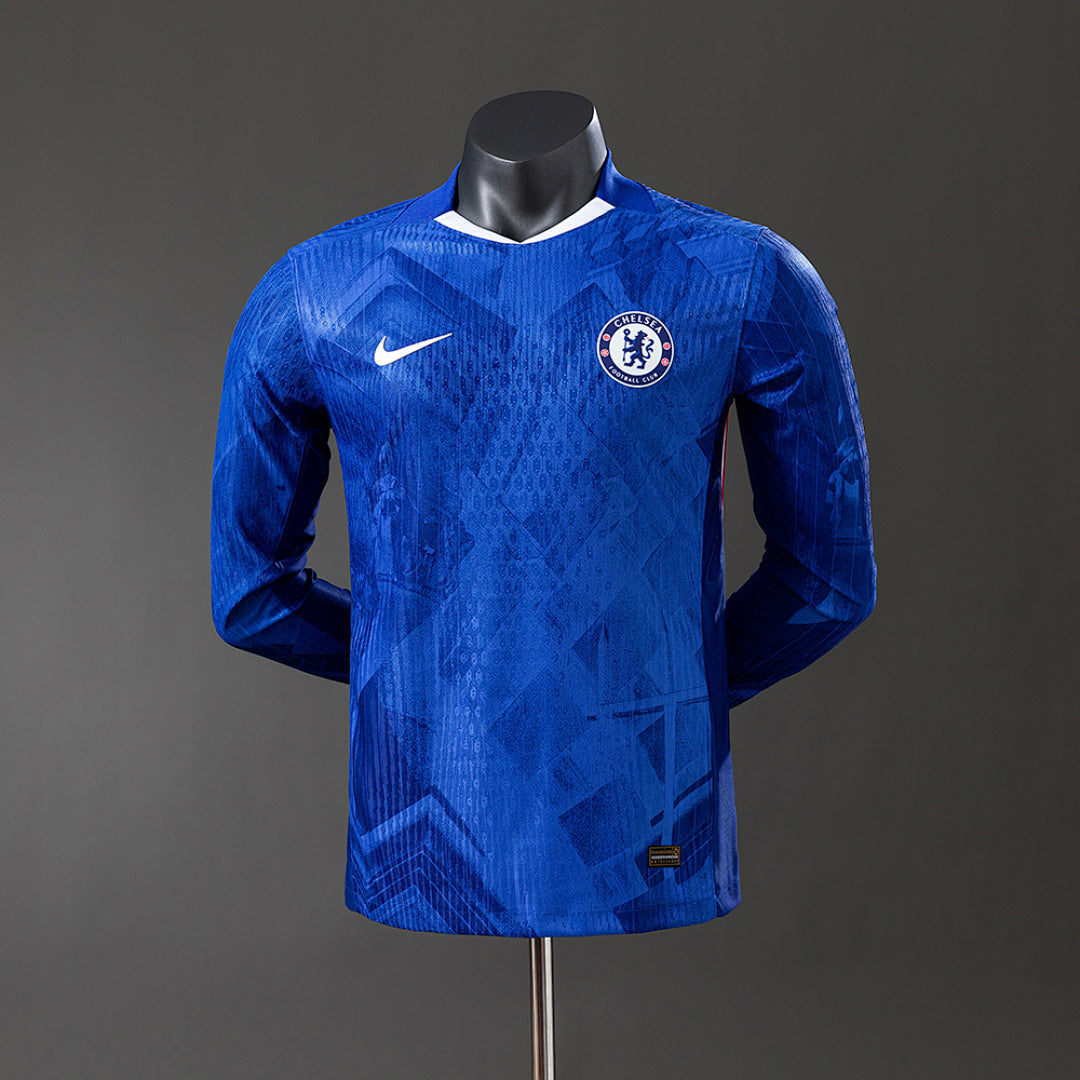 Camiseta Chelsea Local Manga Larga 2025/26 Versión Jugador - frente