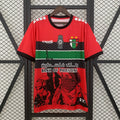 Camiseta Palestina Negra y Café 2025/26 - frente