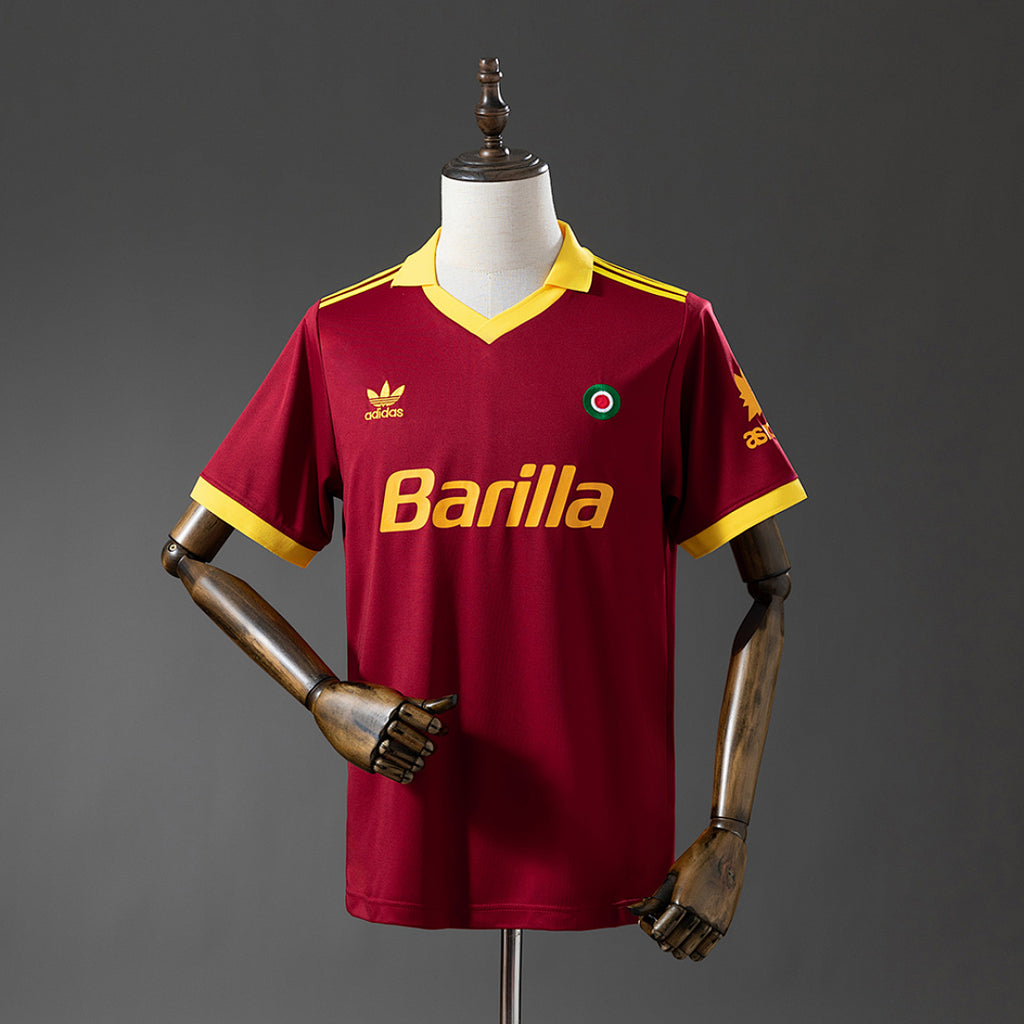 Camiseta Retro AS Roma Local 91/92 - frente