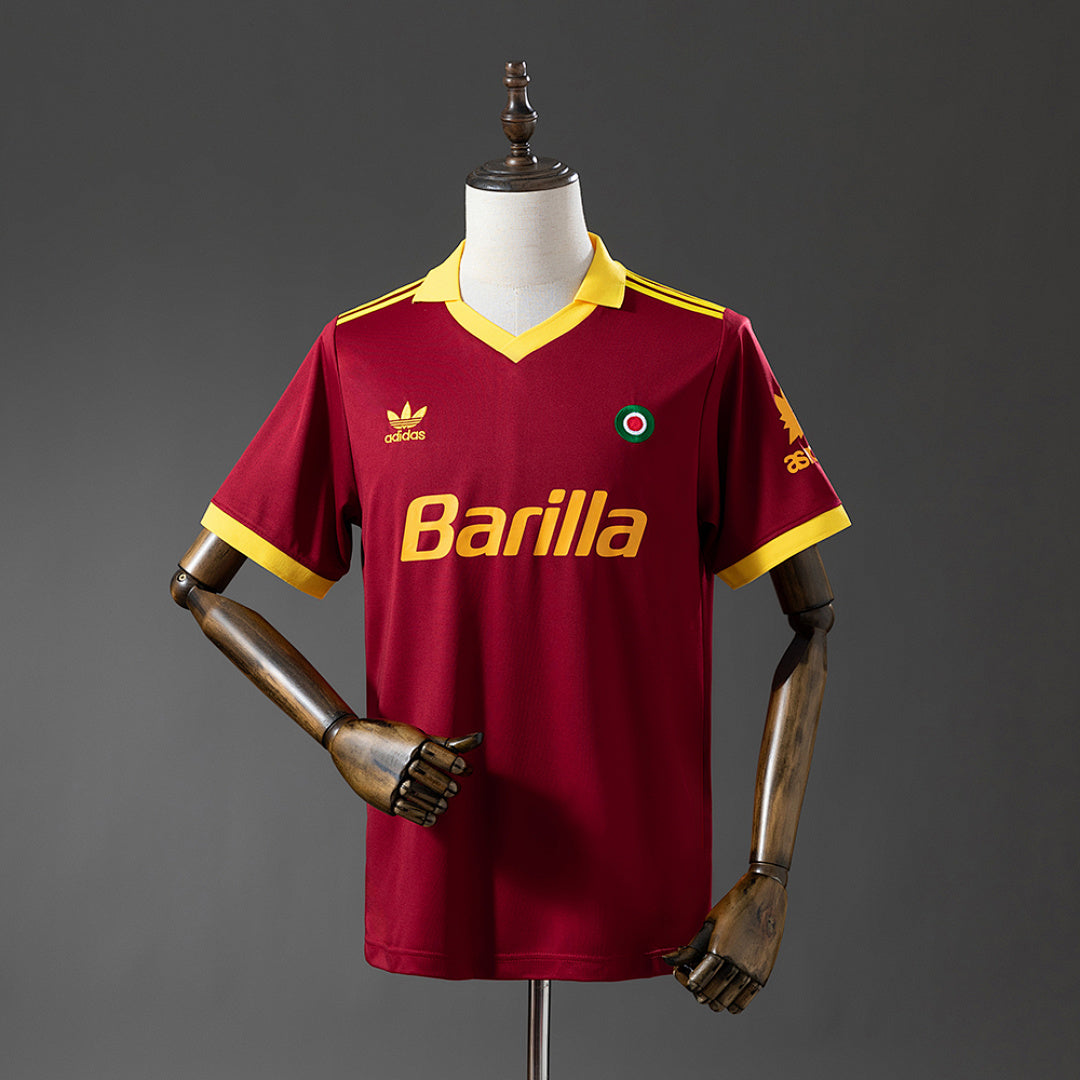 Camiseta Retro AS Roma Local 91/92 - frente