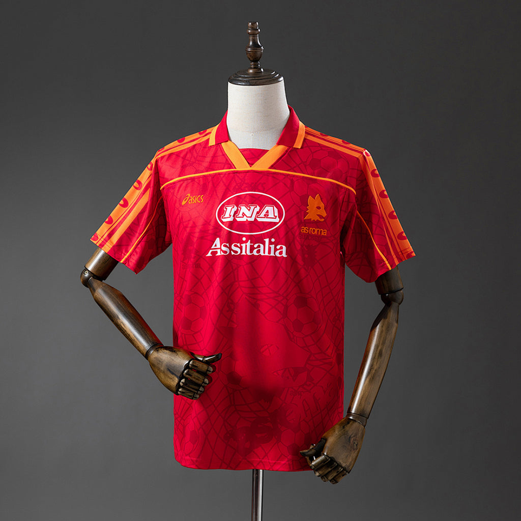 Camiseta Retro AS Roma Local 95/96 - frente