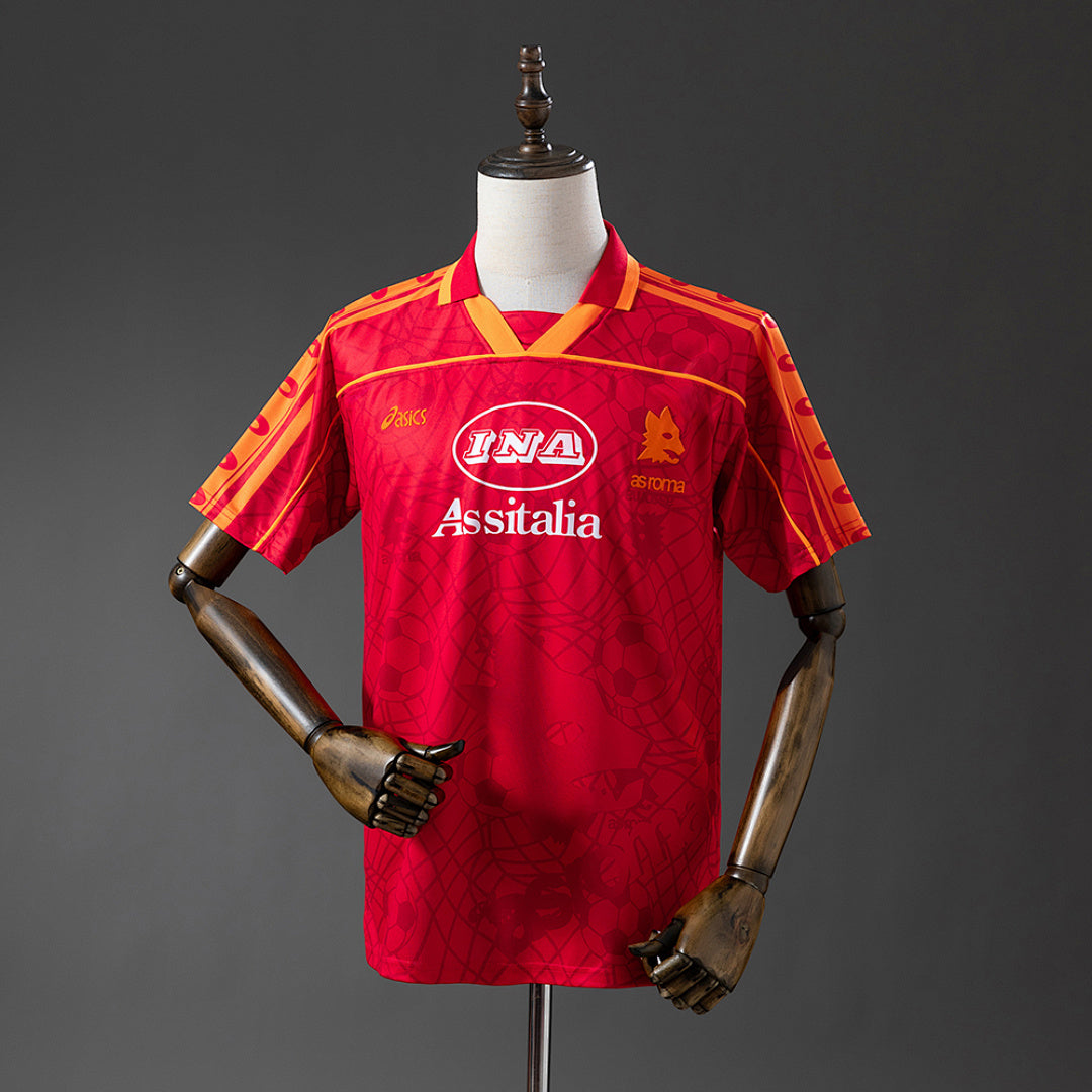 Camiseta Retro AS Roma Local 95/96 - frente