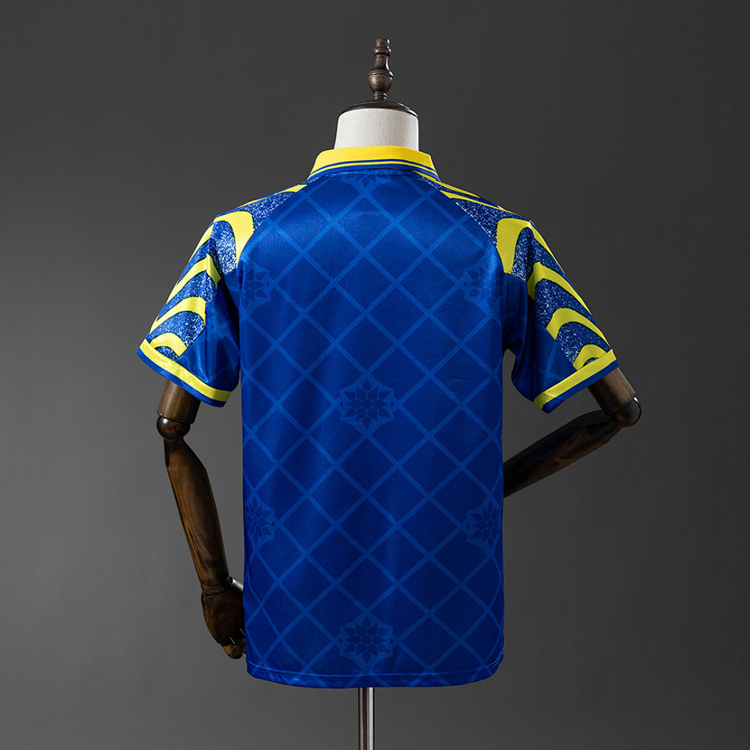 Camiseta Retro Parma Calcio Visita Azul Marino y Gris 95/97 - espalda