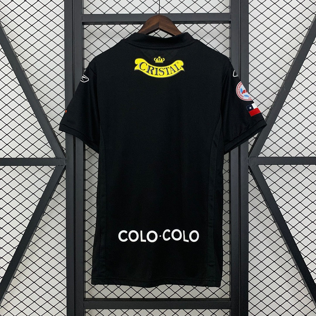 Camiseta Retro Colo Colo Visita Negra y Gris 2004 - espalda